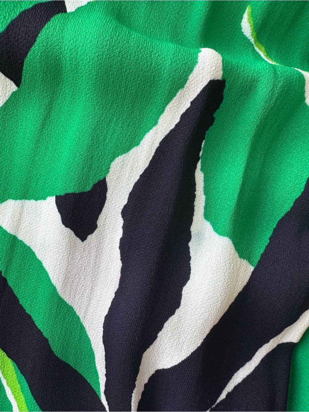Hobbs London Green Tropical Leaf Maxi Dress Size 10 - Picture 9 of 10
